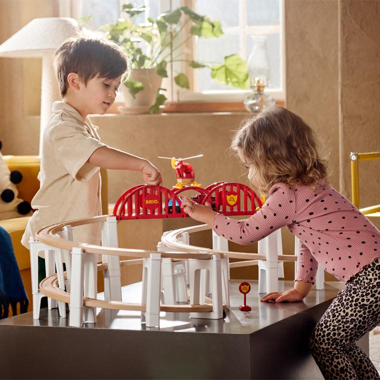 BRIO（ブリオ） 木のおもちゃ 木製レール BRIO｜メガスパイラルセット