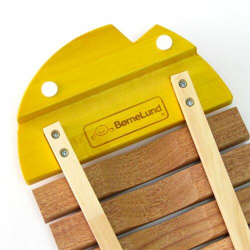 Børnelund 木製シロフォン イエロー おさかな シロフォン 木琴