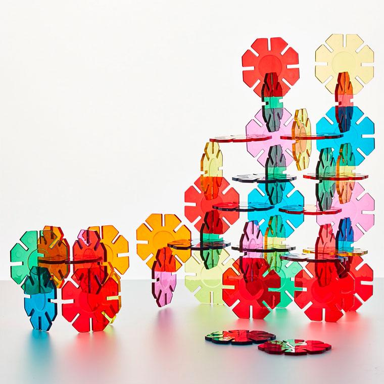 知育玩具 ブロック おもちゃ ボーネルンド ガルト GALT オクトンズ 96