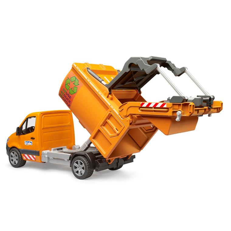 Bruder ブルーダー 正規輸入品 ドイツ MB ごみ収集車 02682 メルセデスベンツ 1/16 ミニカー はたらくくるま ごっこ遊び おうち時間 外遊び 子供の画像