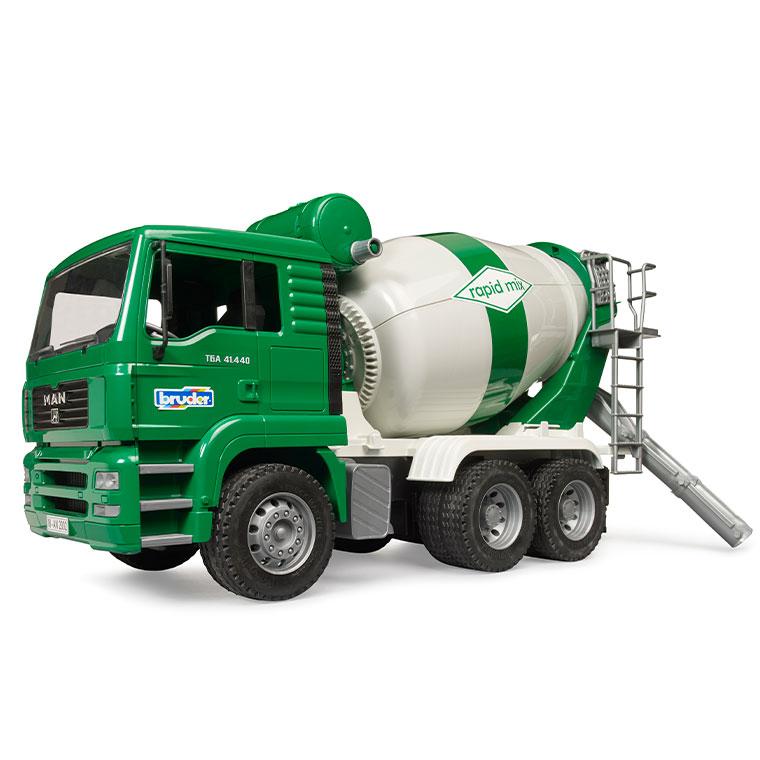 bruder ブルーダー　ミキサー車　廃盤品　メルセデスベンツ　ビッグ　旧型 Bruder ブルーダー 正規輸入品 ドイツ MAN セメントミキサー GREEN