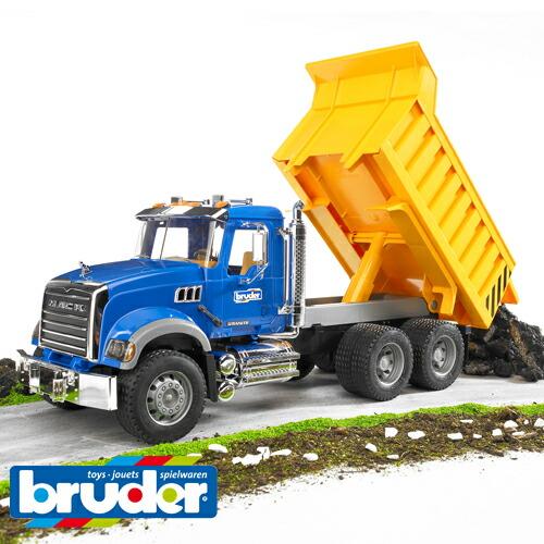 Bruder ブルーダー 車 mack Tip up トラック 4歳 02815 マック入園