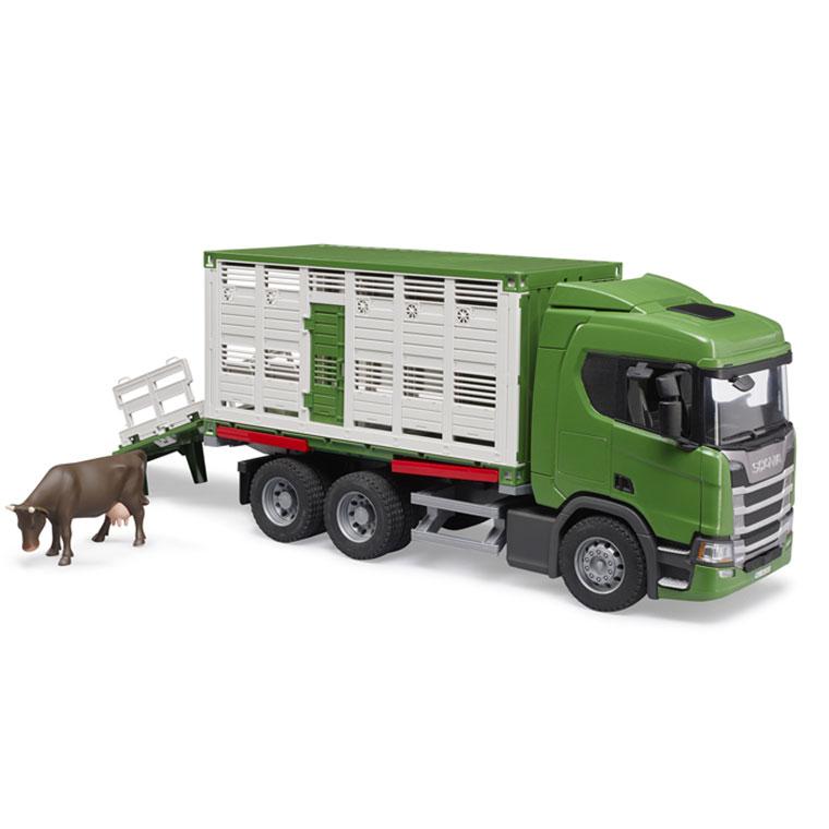 Bruder ブルーダー 正規輸入品 ドイツ SCANIA 牛運搬トラック（牛付き