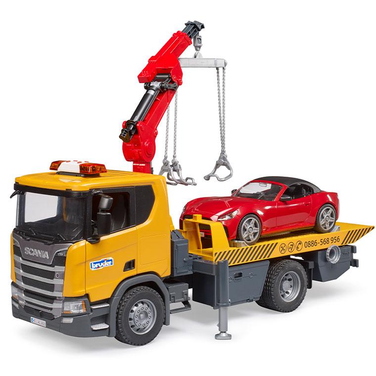 Bruder ブルーダー 正規輸入品 ドイツ SCANIA レッカークレーン&BRUDER