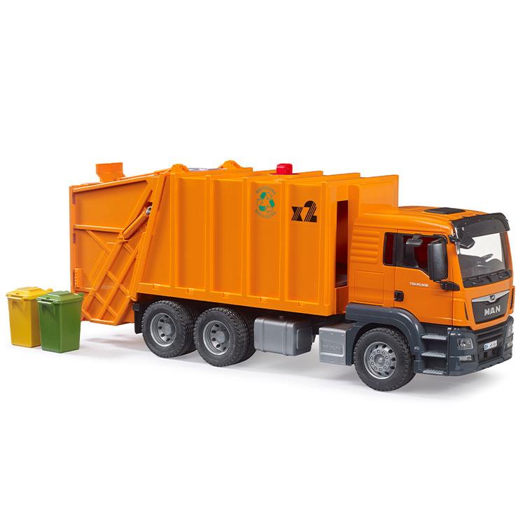 Bruder ブルーダー 正規輸入品 ドイツ MAN TGS ごみ収集車 03760 1/16 ミニカー はたらくくるまの画像