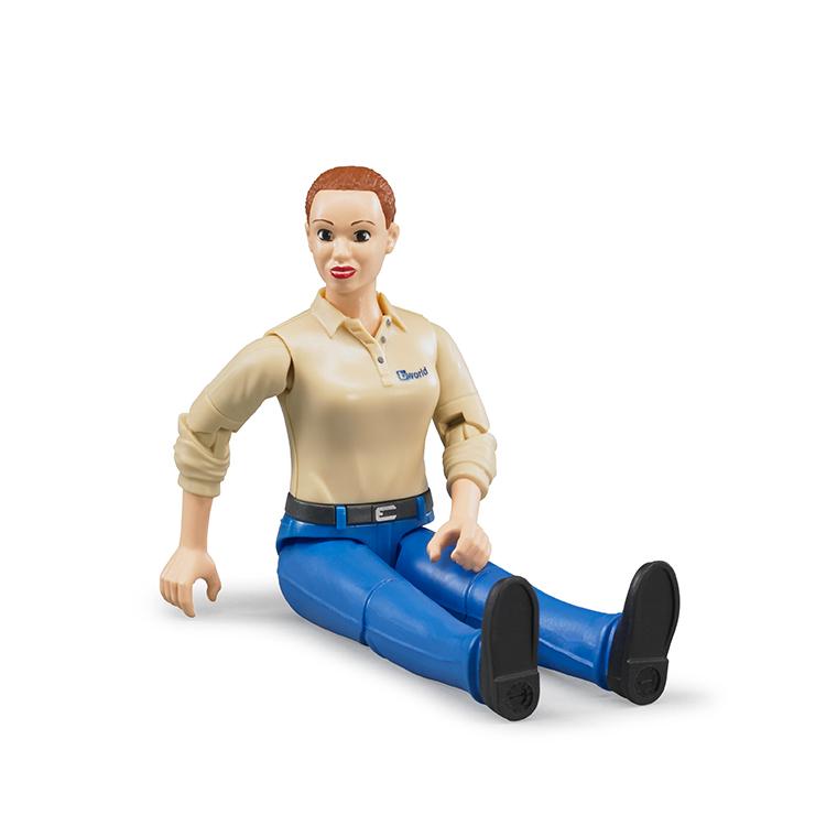 メール便OK フィギュア 人物 1/16 ドイツ Bruder ブルーダー 白人女性