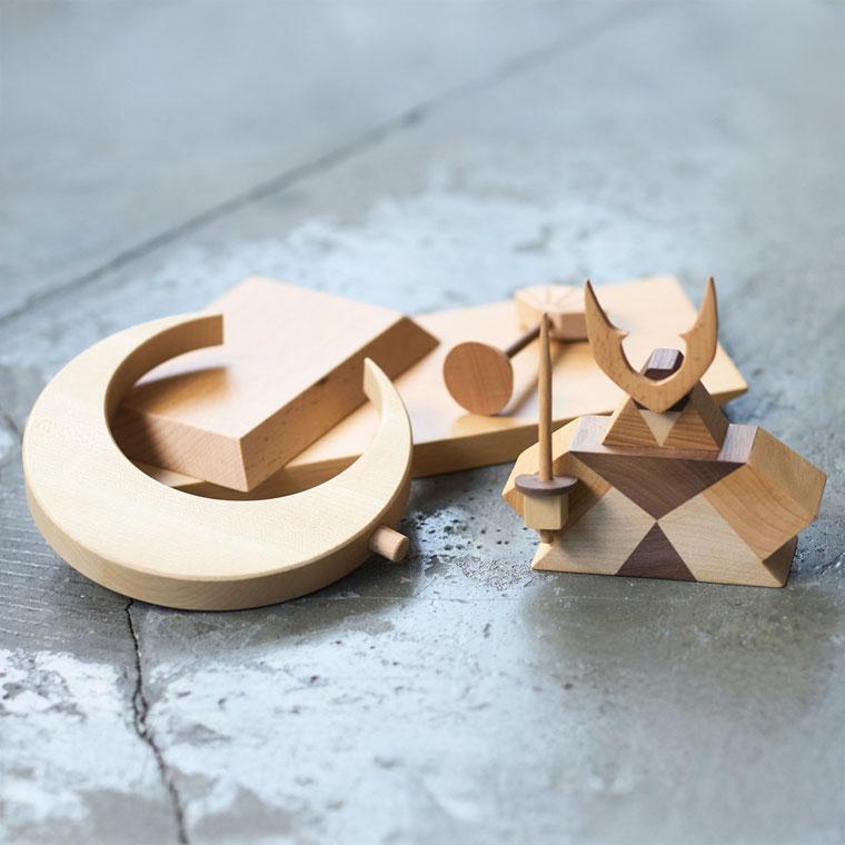 ニチガン WOODEN DECORATION「将」｜端午の節句 子どもの日 兜｜木製雑貨 木製デコレーション インテリア｜プレゼント｜男の子 初節句 出産祝い お祝いの画像