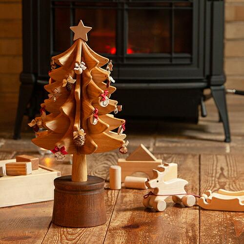 【美品】オークヴィレッジ オルゴールツリー スタンダード（ナチュラル） オルゴールツリー・スタンダード(ナチュラル) OakVillage｜木の