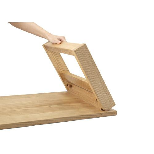 木製テーブルオークヴィレッジ・Oak Village 折りたたみ小机 ブラウン