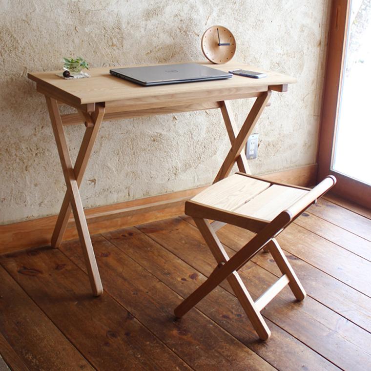木製テーブル オークヴィレッジ・Oak Village 折りたたみデスク