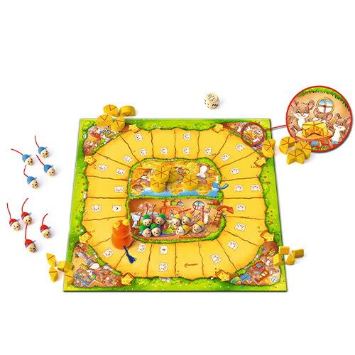 ペガサス社 pegasus spiele ねことねずみの大レース すごろくゲーム 4歳 おもちゃ 知育玩具 入園 入学｜comoc-anbau｜02