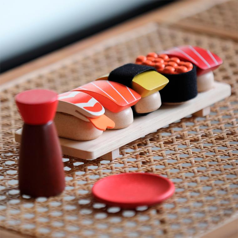 プラントイ（PLANTOYS） 木のおもちゃ すしセット お寿司 ごっこ遊び