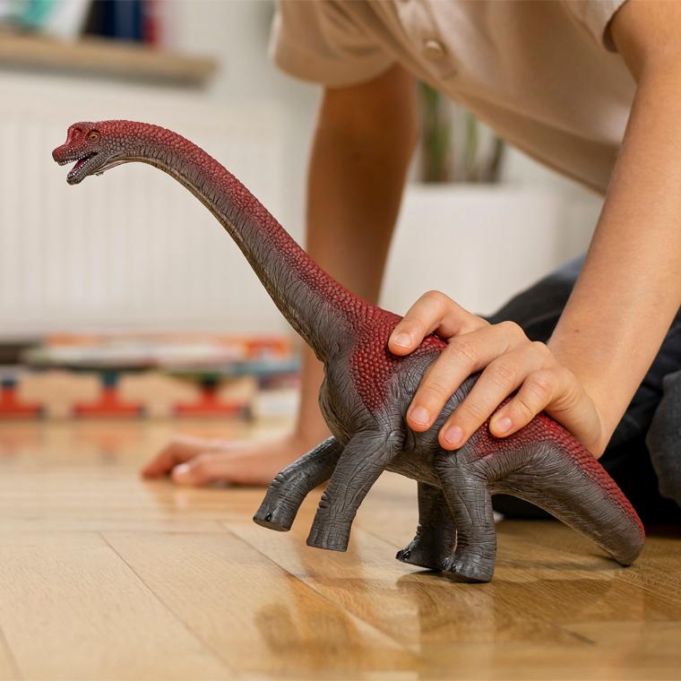 シュライヒ 恐竜 schleich 15044 ブラキオサウルス（レッド） 4歳