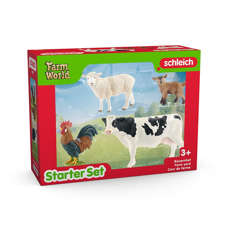 シュライヒ 木 schleich 42729 シュライヒ 動物 フィギュア 農場の動物セット 3歳