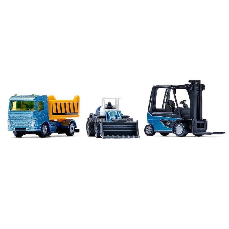 ボーネルンド（Bornelund） siku ジク ギフトセット 工事車両（ブルー