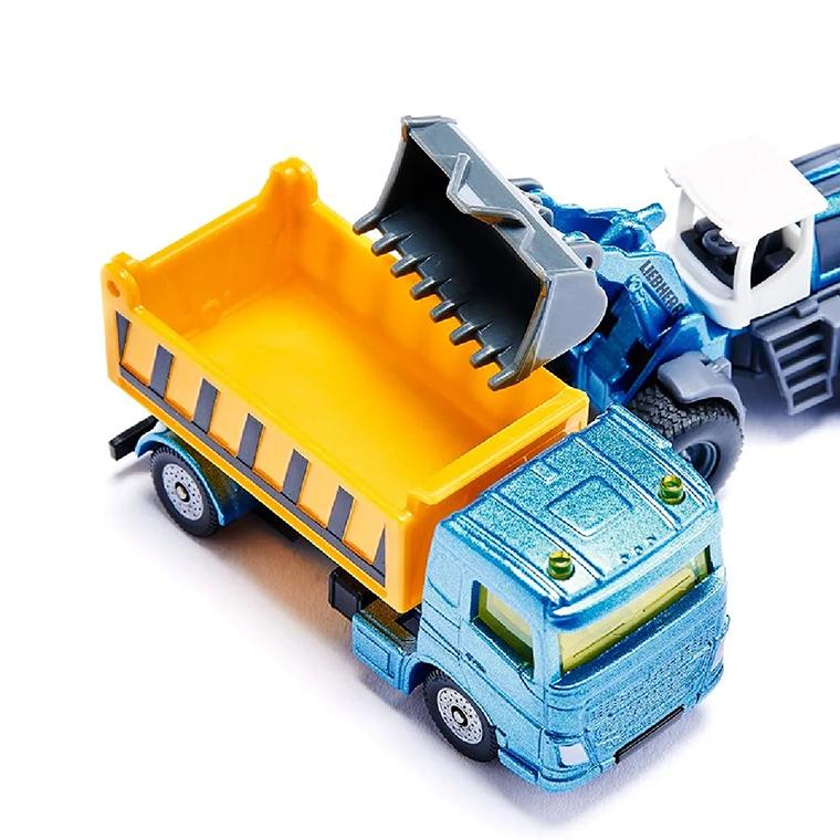 ボーネルンド（Bornelund） siku ジク ギフトセット 工事車両（ブルー