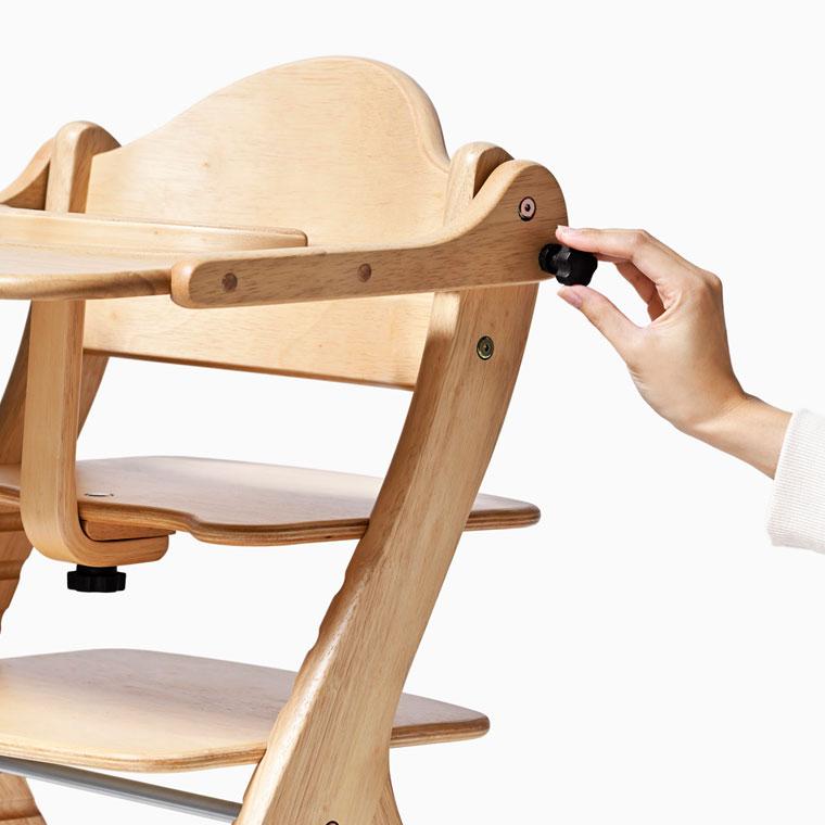 木製ハイチェア 　大和屋 大和屋 【yamatoya認定店｜安心メーカー1年保証】【スリムタイプ