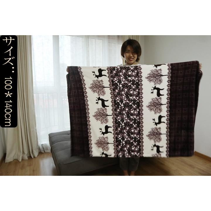 大きめ 膝掛け ・ひざかけ ふんわり 軽い あったか ・防寒対策  冷房対策.ハーフケット 100×140cm・マイクロファイバー ブランケット ・ |  | 03