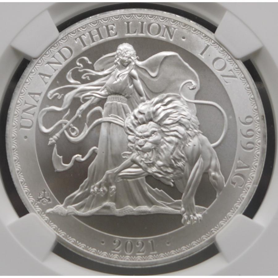 2021 セントヘレナ ウナとライオン 1オンス1ポンド銀貨 MS69