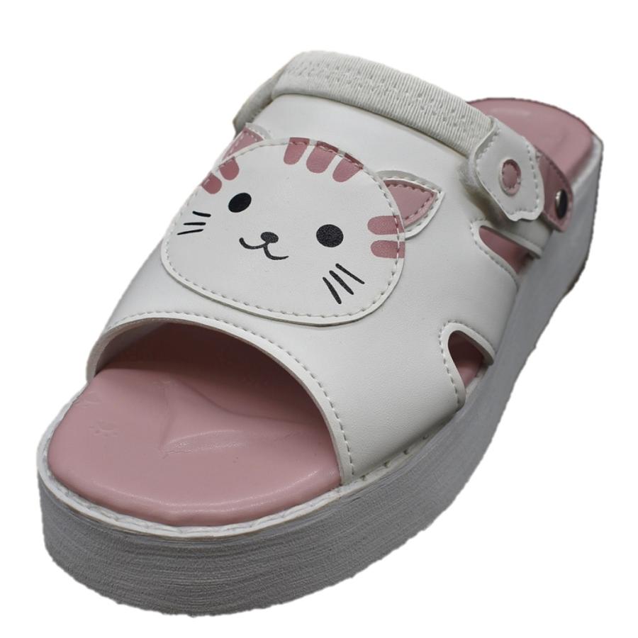 にゃんこさんだる2 ナースサンダル 猫 ねこ にゃんこ ネコ 肉球 2WAY