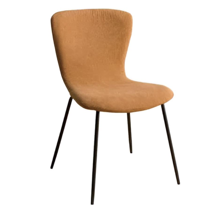 ダイニングチェア 2脚セット 6色 ファブリック コーデュロイ生地