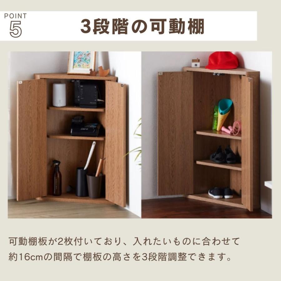3段木製コーナーシェルフ ナチュラル 【美品】※大幅値下げ中！ 楽天