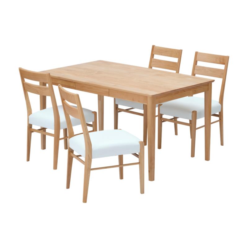 ダイニング5点セット 4人掛け 4人用 135cm ダイニングテーブル