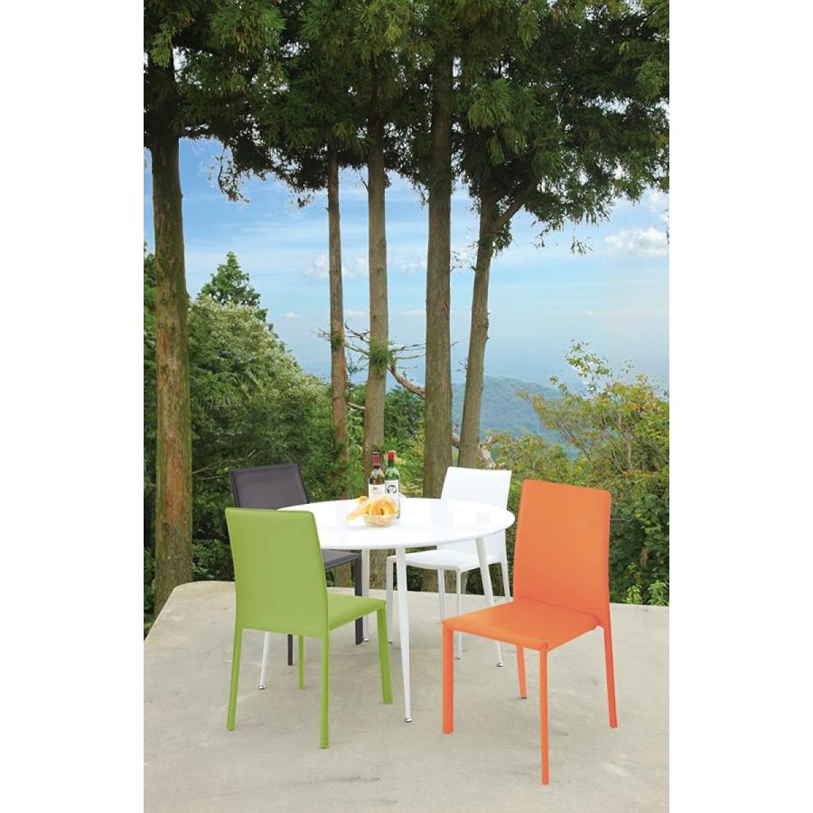 あずま工芸 ダイニングチェア ブライト 4脚セット スタッキング