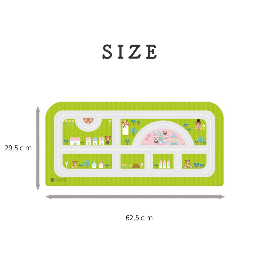 HOPPL COLOCOLO CHAIR&DESK コロコロデスク 専用 保護 マット デスクマット 2枚組 キッズデスク用 下敷き リバーシブル かわいい 汚れ防止 傷防止 ホップル | HOPPL | 04