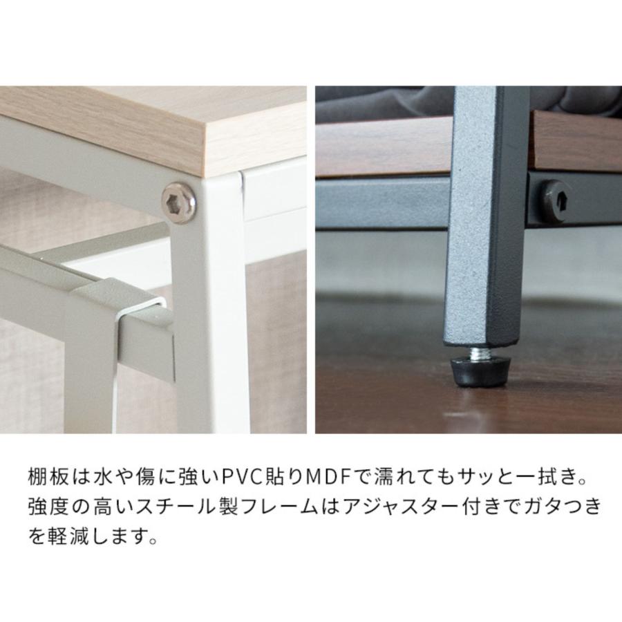 宮武製作所 薄型 棚付きバッグハンガー ロータイプ スリム ハンガー