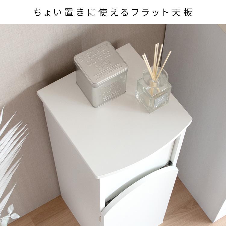 ゴミ箱 省スペース プッシュ扉式 韓国風 30リットル 30L 幅28cm アーチダストボックス Arco アルコ DB-A750 シンプル スリム 北欧 袋が見えない 縦型 宮武製作所 | 宮武製作所 | 05