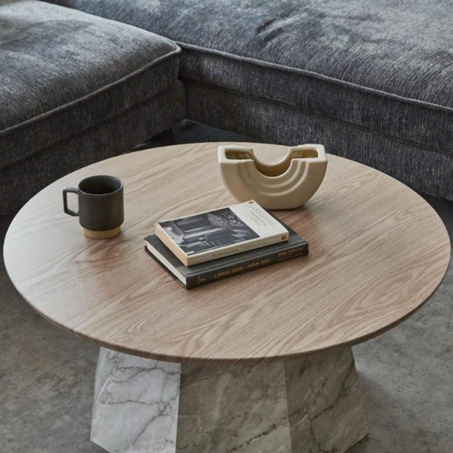 センターテーブル 大理石調 円形 丸 丸型 リビングテーブル おしゃれ