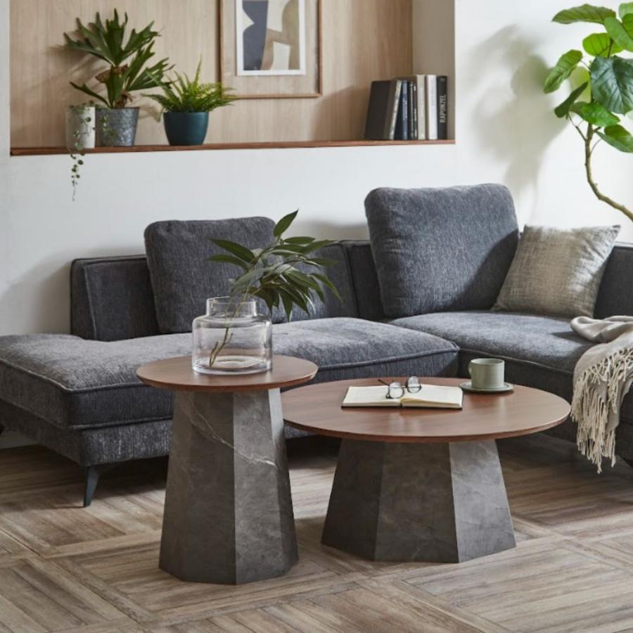 円形センターテーブル 大理石調 センターテーブル 大理石調 円形 丸 丸型 リビングテーブル おしゃれ