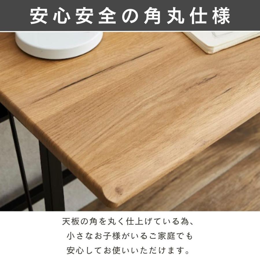 ソファーテーブル パソコンデスク 高さ60cm 幅90 小さい 高め