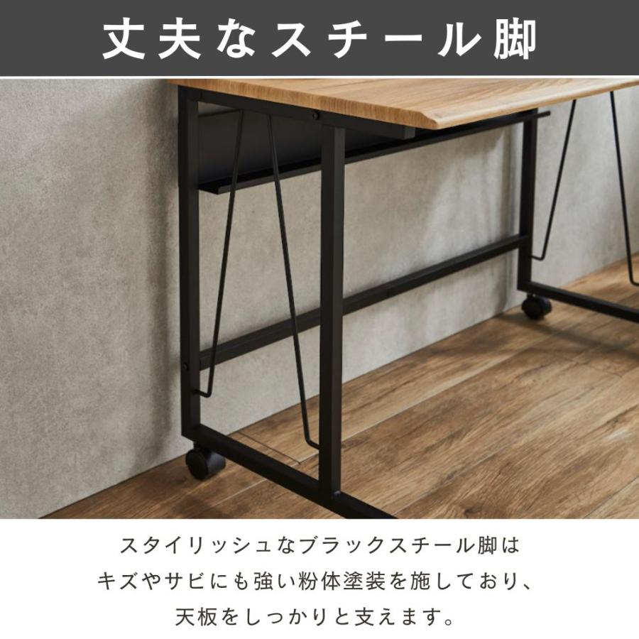 ソファーテーブル パソコンデスク 高さ60cm 幅90 小さい 高め