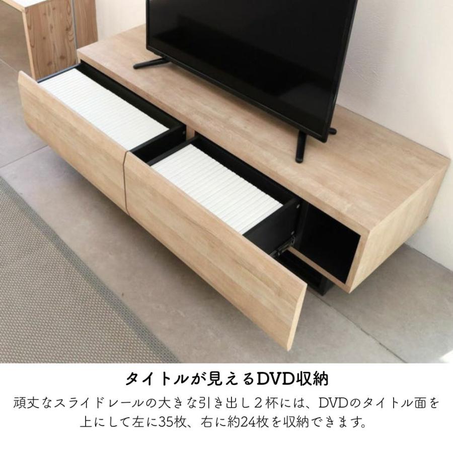 白井産業 テレビ台 テレビボード ログーノ LOG-3512GH ローボード 50型