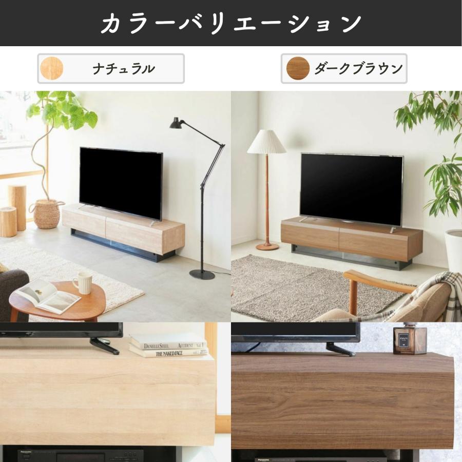白井産業 テレビ台 テレビボード ログーノ LOG-3515GH ローボード 65型