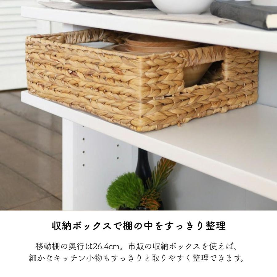 白井産業 カウンター下収納 オープンラック 棚 ピタシエ PTS-8575R