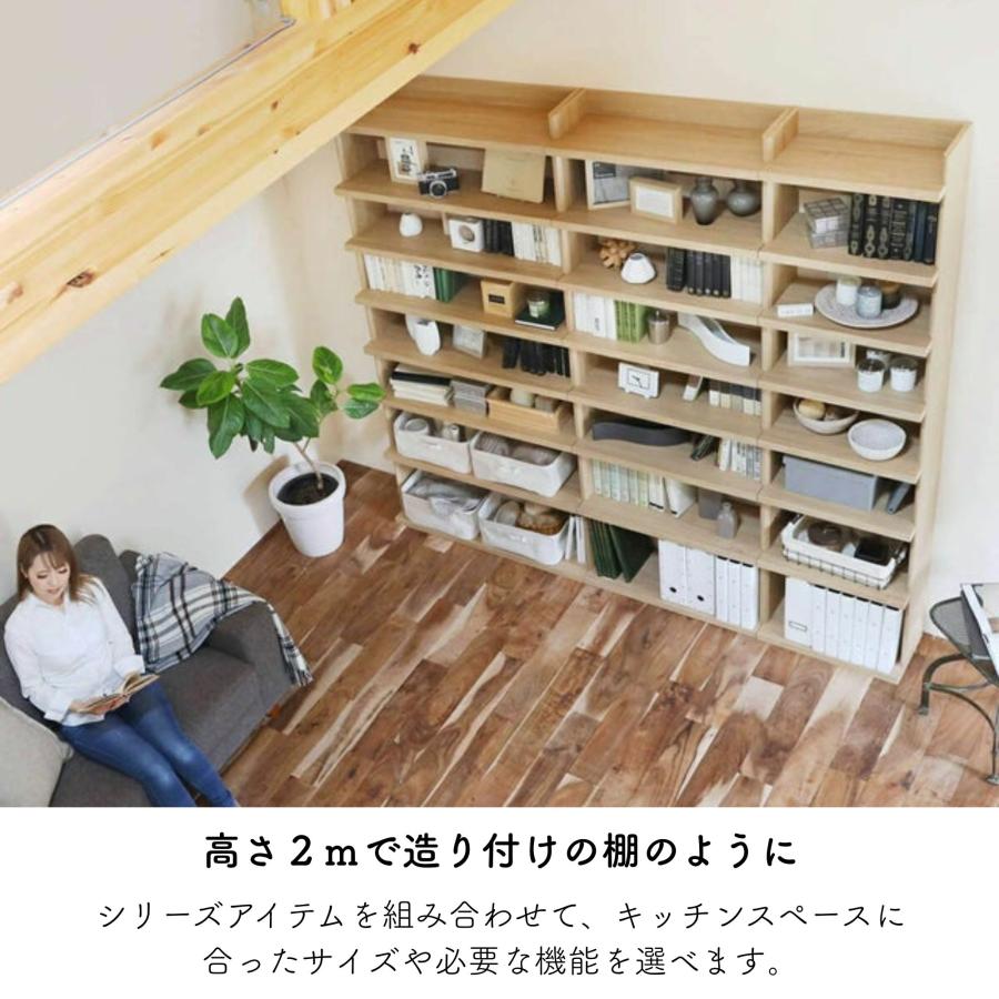 白井産業 本棚 棚 ラック トルフラット TLF-2050 大容量 おしゃれ