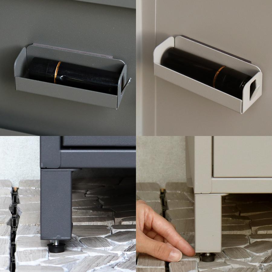宅配ボックス 戸建て 大型 大容量 3段 宅配BOX 郵便受け ポスト 一体型