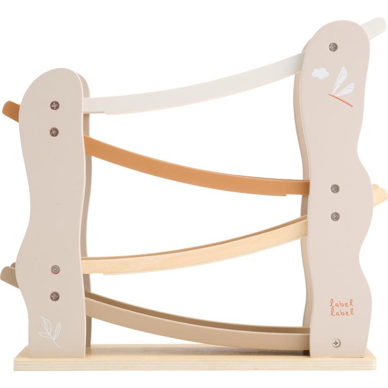 エデュテ 木製玩具 知育玩具 木のおもちゃ カースライダー レーベル