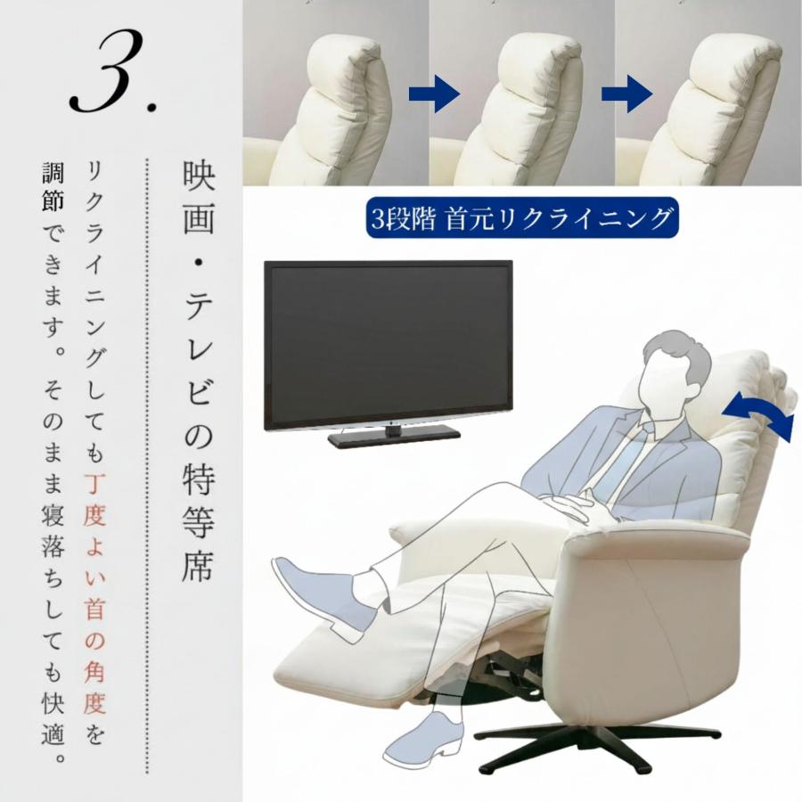 電動リクライニングチェア ファブリック ソファー 一人掛け 1人用