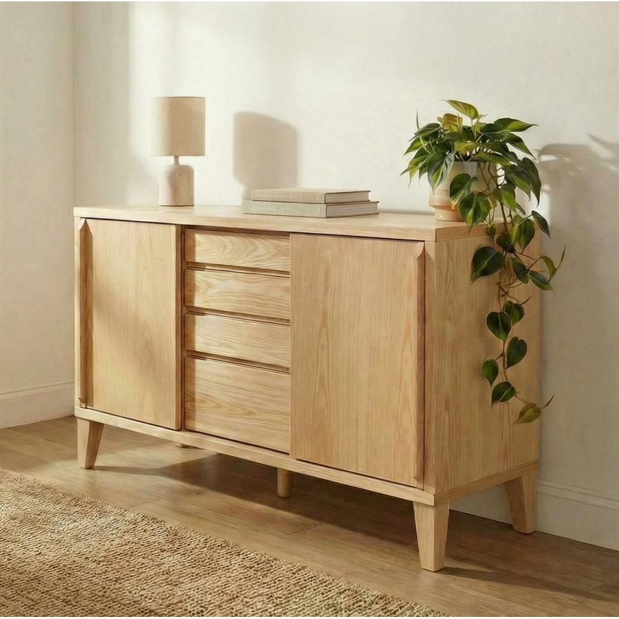 リビングボード サイドボード キャビネット 大川家具 国産 日本製 ハイ