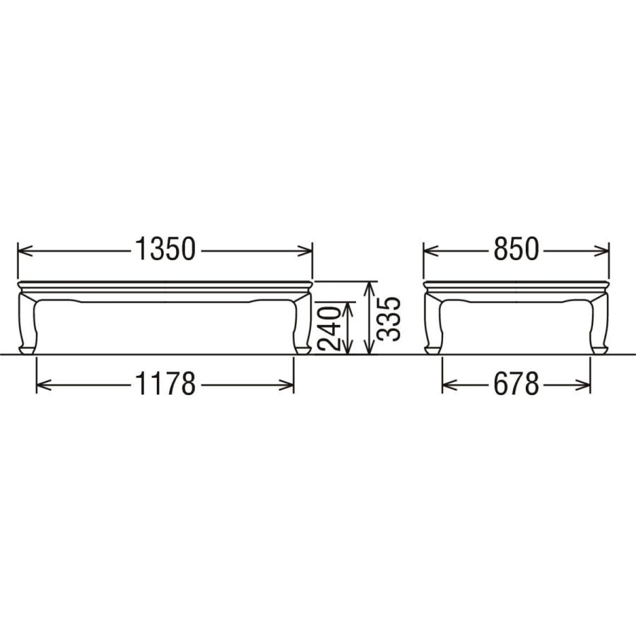 カリモク家具 【開梱設置付】 BE4700KG BE4700KH 座卓 幅135 カリモク家具 【開梱設置付】 BE4700KG BE4700KH 座卓 幅135