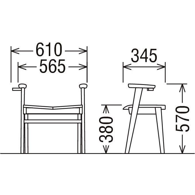 カリモク アーム付 スツール ハイタイプ ウォールナット玄関椅子 カリモク アーム付 スツール ハイタイプ ウォールナット玄関椅子