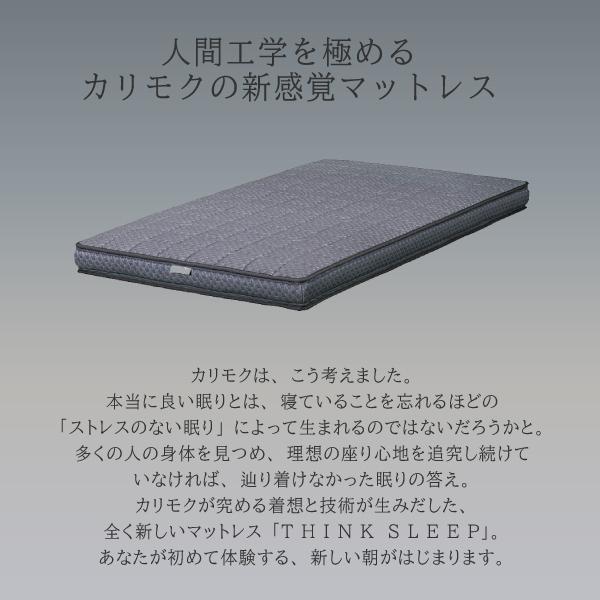 カリモク マットレス THINK SLEEP FIT カリモク SD セミダブルマットレス シンクスリープ 薄型【 THINK