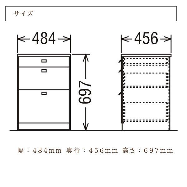 カリモク karimoku 3段チェスト チェスト サイドボード カリモク家具 karimoku (カリモク) チェスト ナチュラル 3段 QU2154