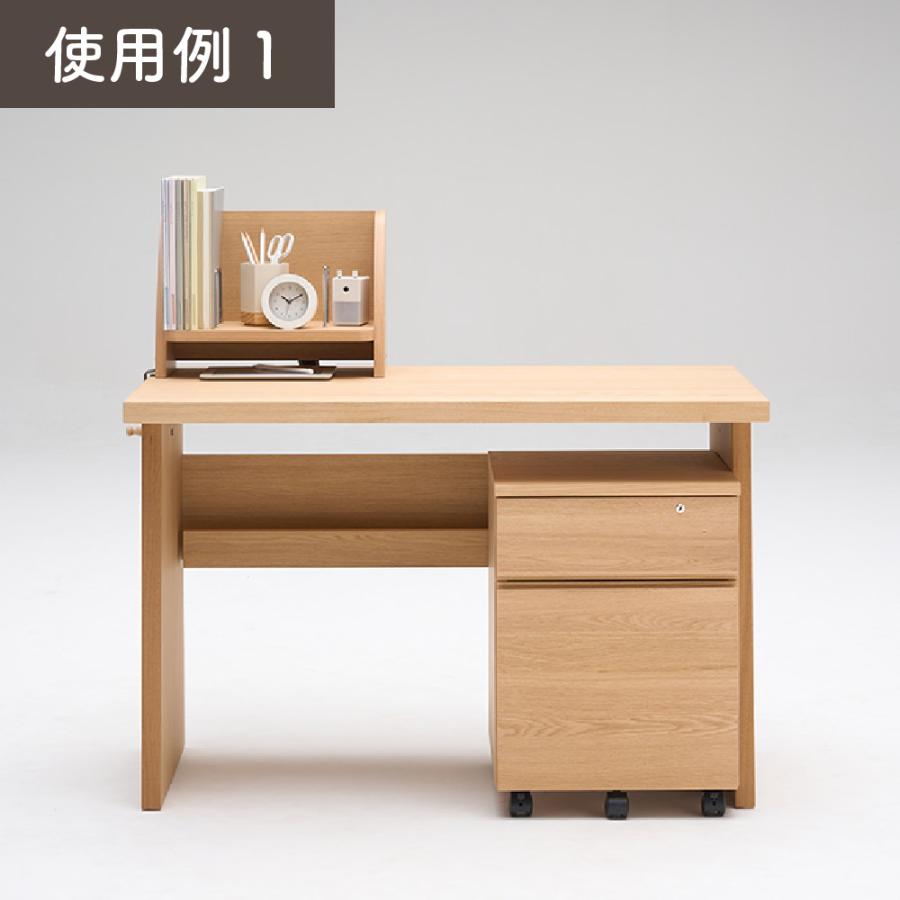 カリモク家具 SW0407 ME XR Nollett ワゴン オーク ウォールナット 木製 天然木 日本製 正規品 karimoku ノルエット デスクワゴン キャスター付き 鍵 完成品 2段_5