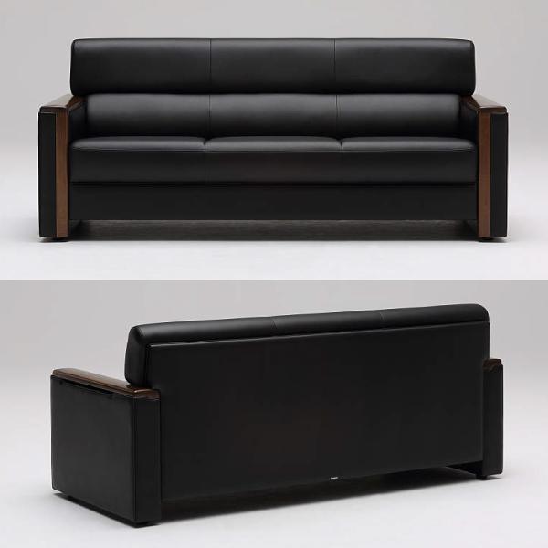 カリモク家具 【開梱設置付】 US5143BD 長椅子 幅188cm 合成皮革