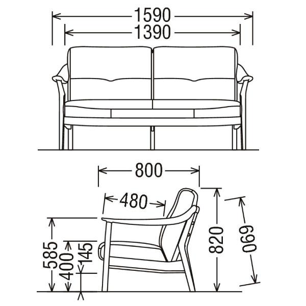 カリモク家具（KARIMOKU FURNITURE） 【開梱設置付】 WW5762 WW5712